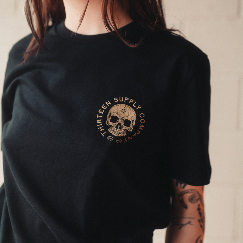 New Life - Black Unisex T-Shirt Detail