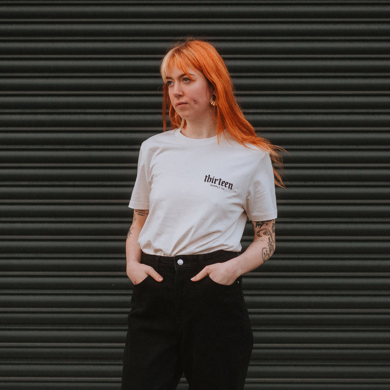 TRAD FLASH - OFF WHITE UNISEX T-SHIRT