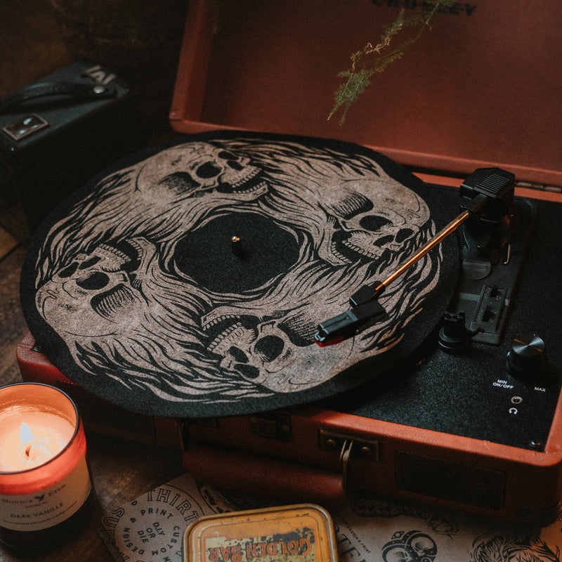 Judas Priest Turntable Slipmat for Vinyl Records, DJ Slip Mat, Heavy Metal,  Personalized Gift for Music Lover, Unique Birthday Present, NEW 